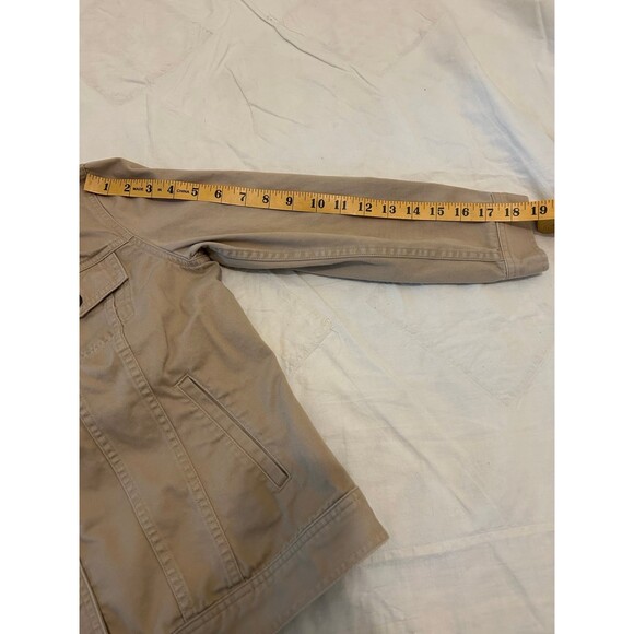 Chaps Tan womens Cropped Jacket - Picture 12 of 12